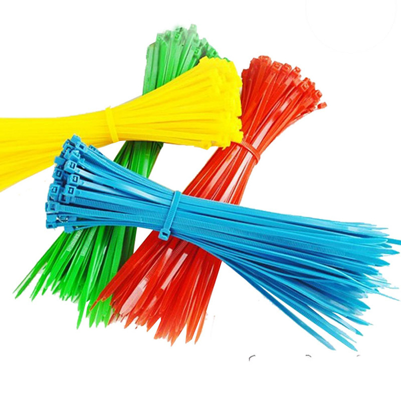 2.5mm x 150mm Colorful Plastic Nylon Self-locking Packaging Cable Wire Zip Ties