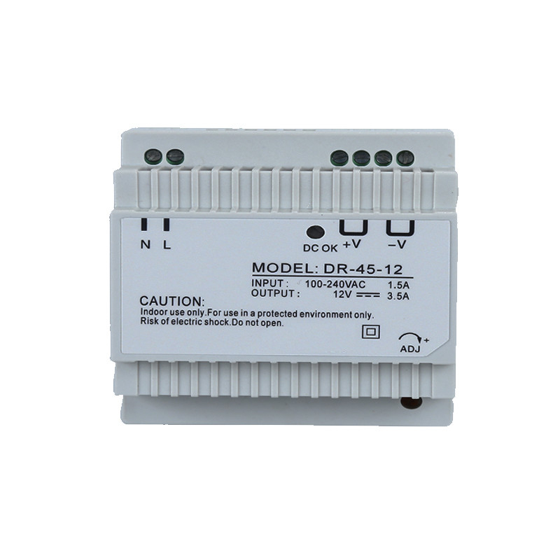 DR-45-12 45W 12V 3.5A DC Output Din Rail Switching Mode Power Supply