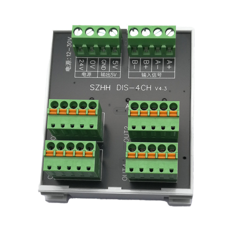 Stepping Timing Motor Encoder Pulse Singals Distribution Hub Splitter 1 In 4 Out