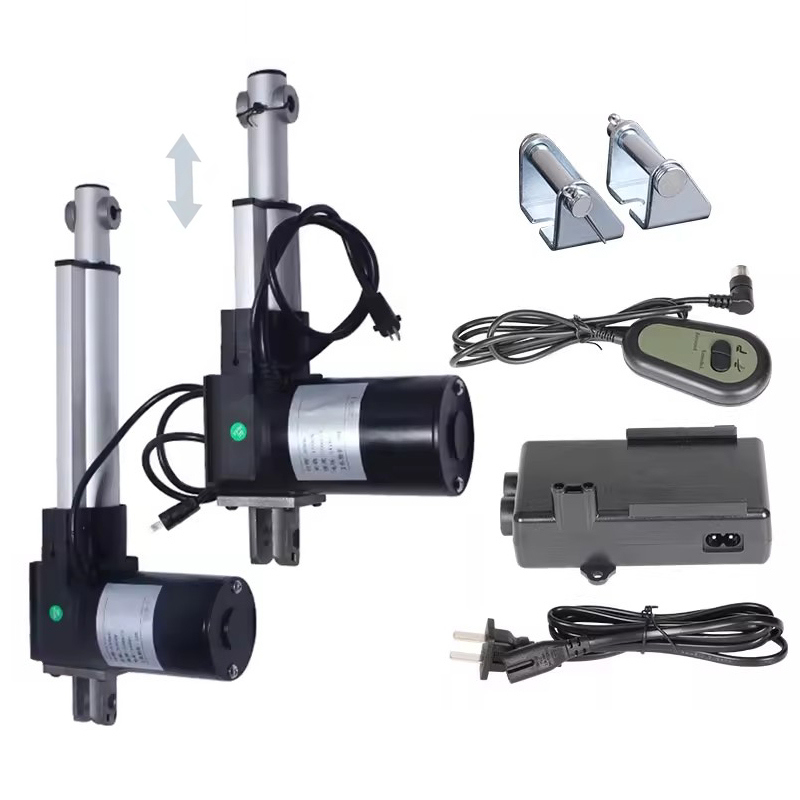 24V 6000N Linear Actuator 200mm 300mm 400mm 500mm Stroke Electric Linear Motor Telescopic Rod