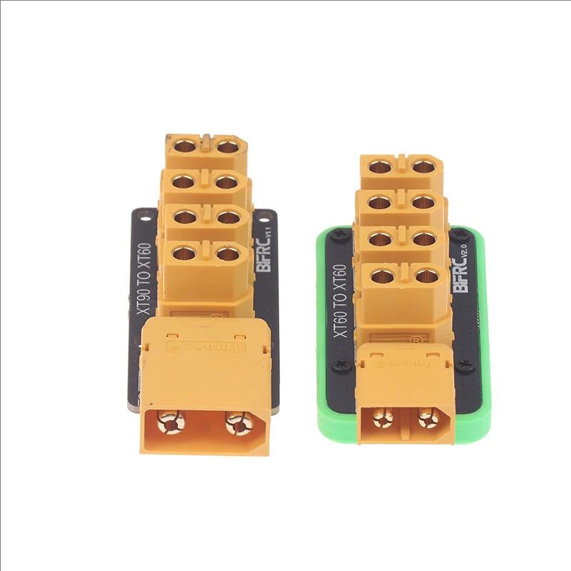 XT60 / XT90 to 4 Ways XT60 Plug 200A Power Wiring Distribution Hub Breakout Board for Remote Control Drones Boat Robot