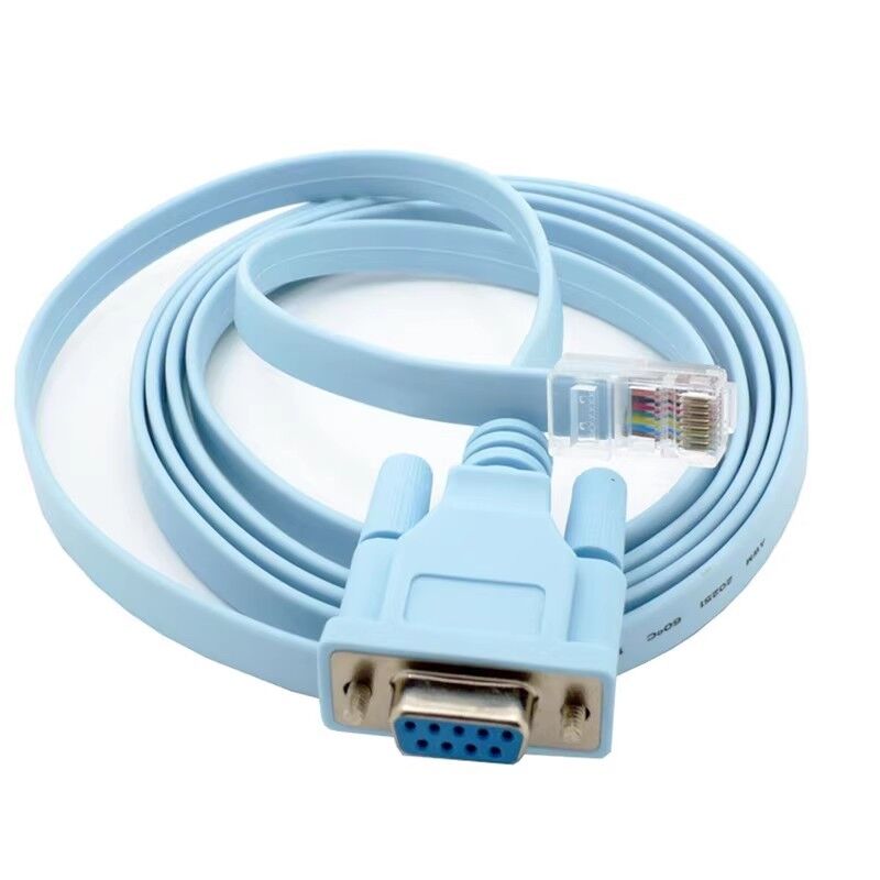RJ45 to DB9 Console Cable 1.5m RS232 to RJ45 Console Cables Compatible with Cisco Router