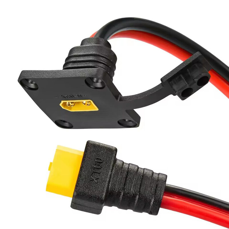 100cm 12 AWG XT60 Panel Mount Cable XT90 Male to Female Cable Solar Generator / LiPo Battery / FPV Drone Adapter
