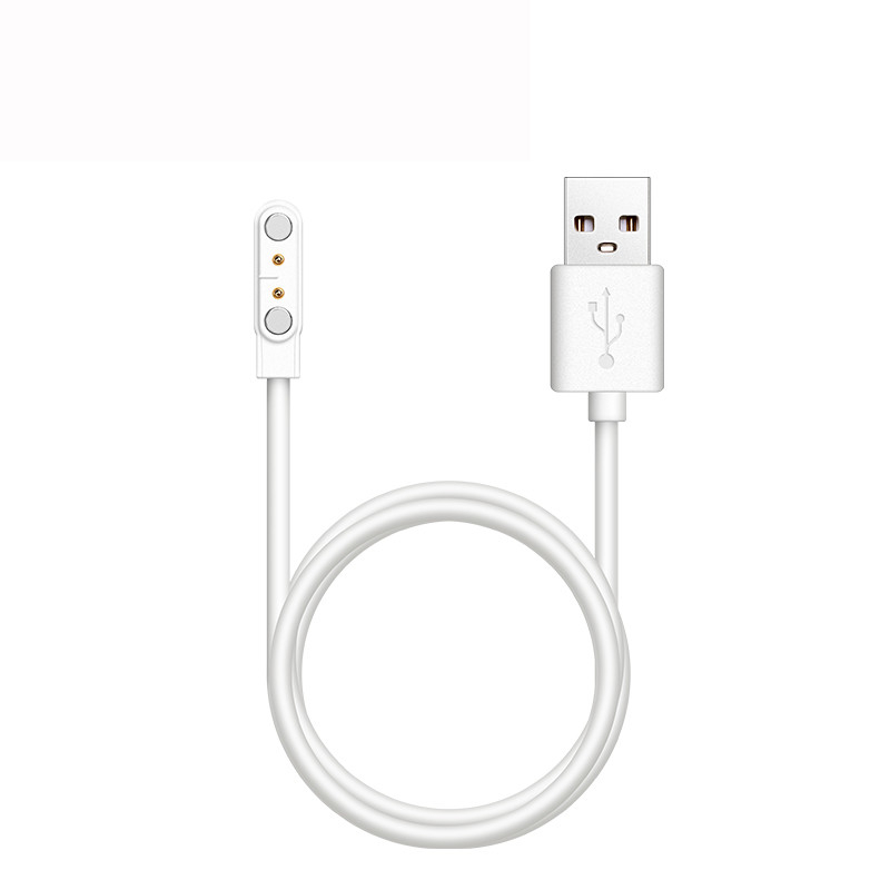Pogo 2 Pin Connector 4mm Pitch Magnetic USB Data Charge Cable for Portable Juicer Smart Watch
