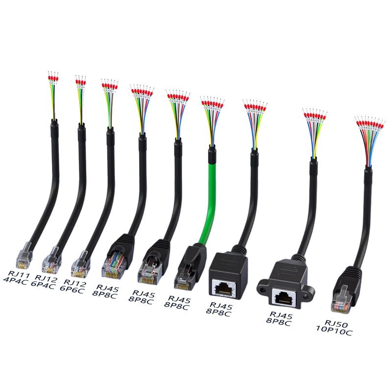 RJ45 RJ48 RJ50 RJ11 RJ12 Connector to 485 422 RJ45 to 232 Cable Data ...