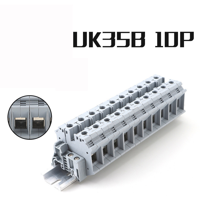 UK35N 35B UK Series DIN Rail Screw Clamp Terminal Blocks Strips